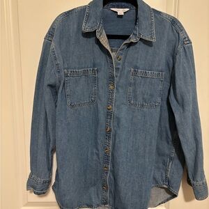 Oversized Button Down Boyfriend Shirt
